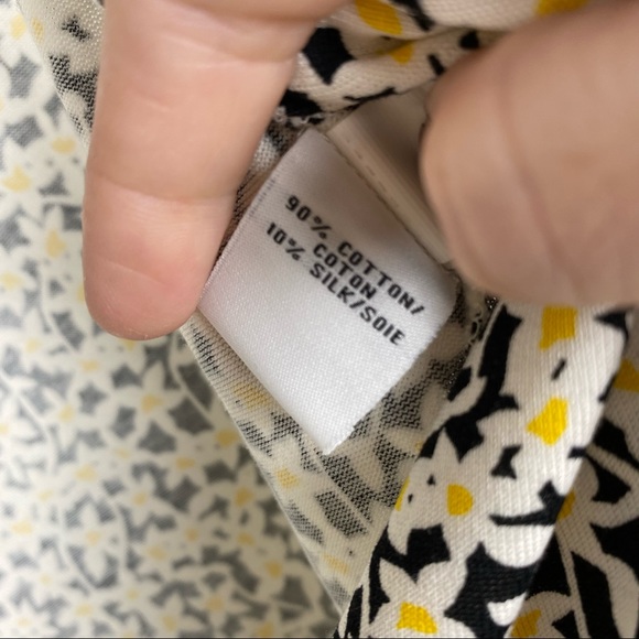 DVF NWOT New Julian Two Wrap Tiny Black Sea Daisies Print Dress - Picture 14 of 15